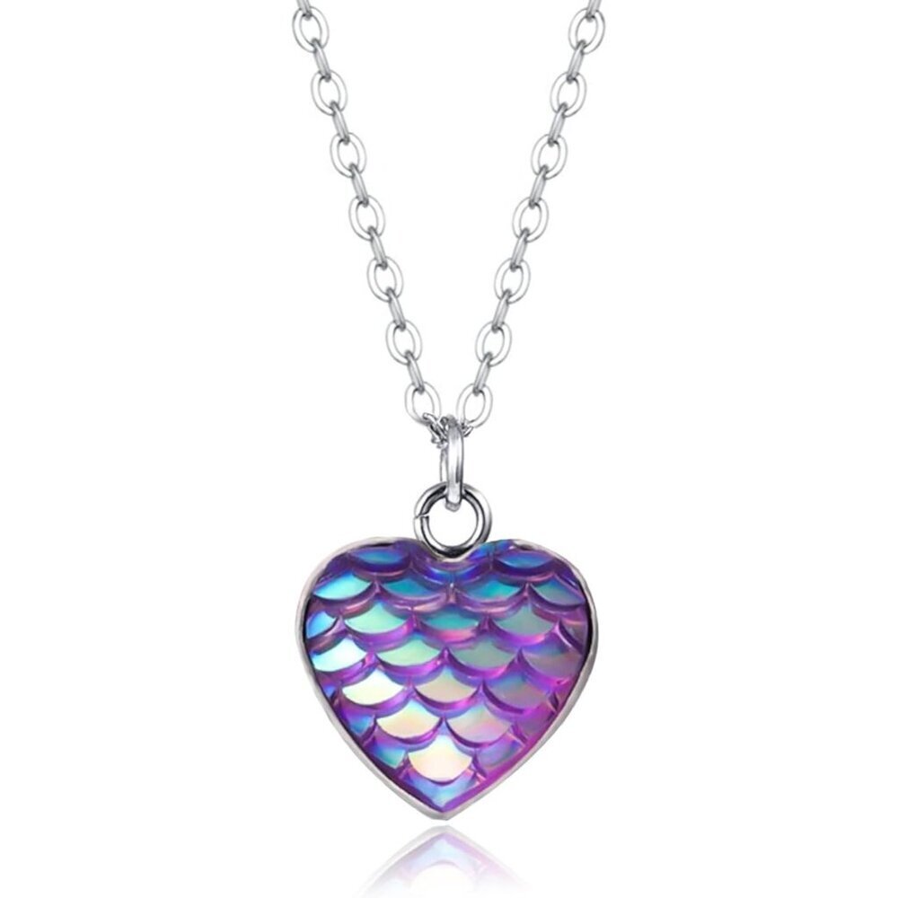 Dragon Scale Necklace Stainless Steel 17.5 in Fans Cosplay Gift Jewelry
